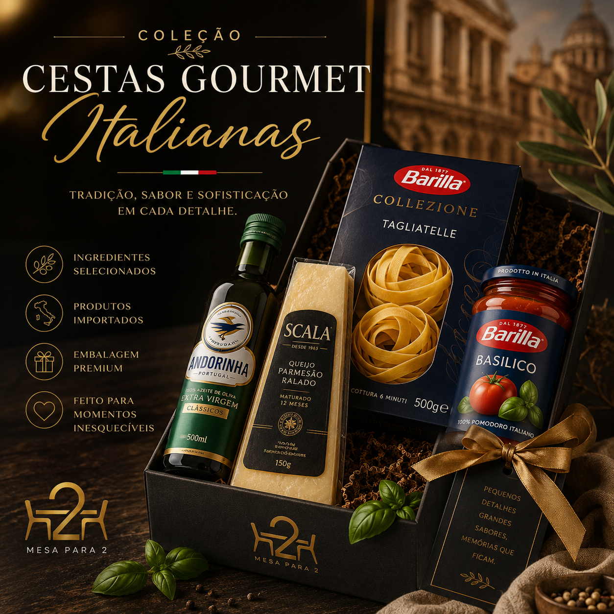 Cestas Gourmet Italianas