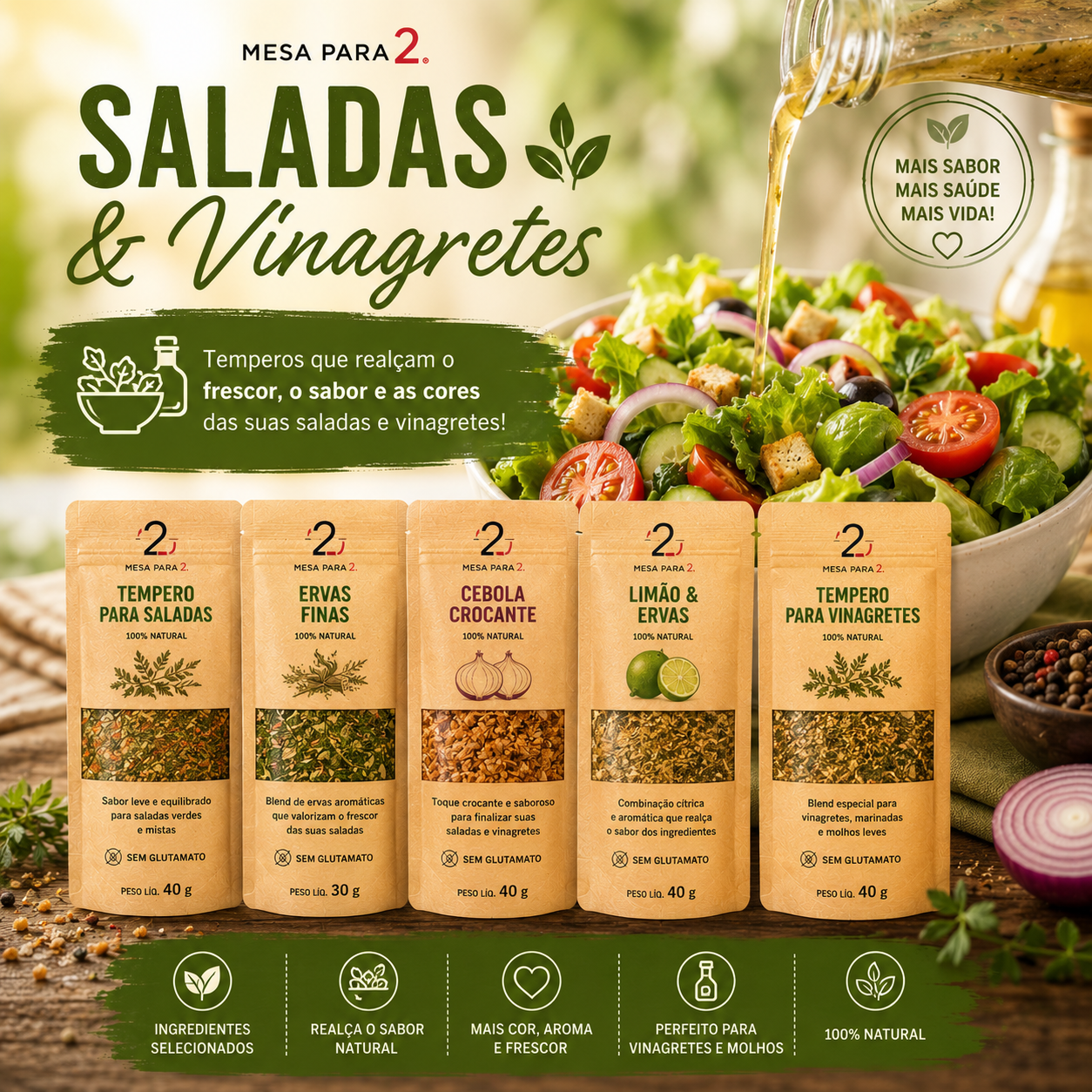 Saladas & Vinagretes