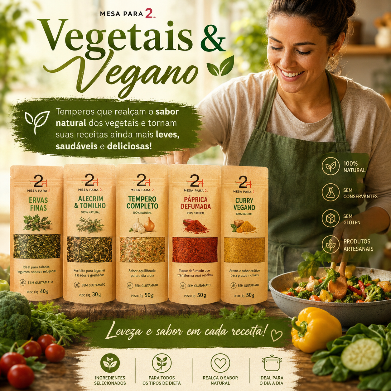 🌱 Vegetais & Vegano
