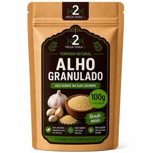 Alho Granulado 100g | Sabor Intenso e Natural