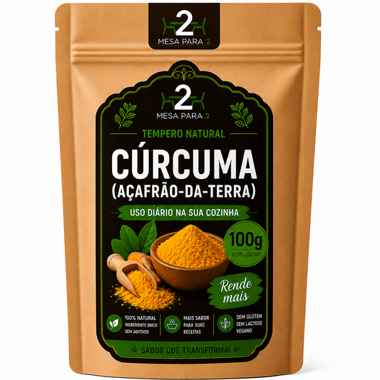 Cúrcuma (Açafrão-da-terra) 100g
