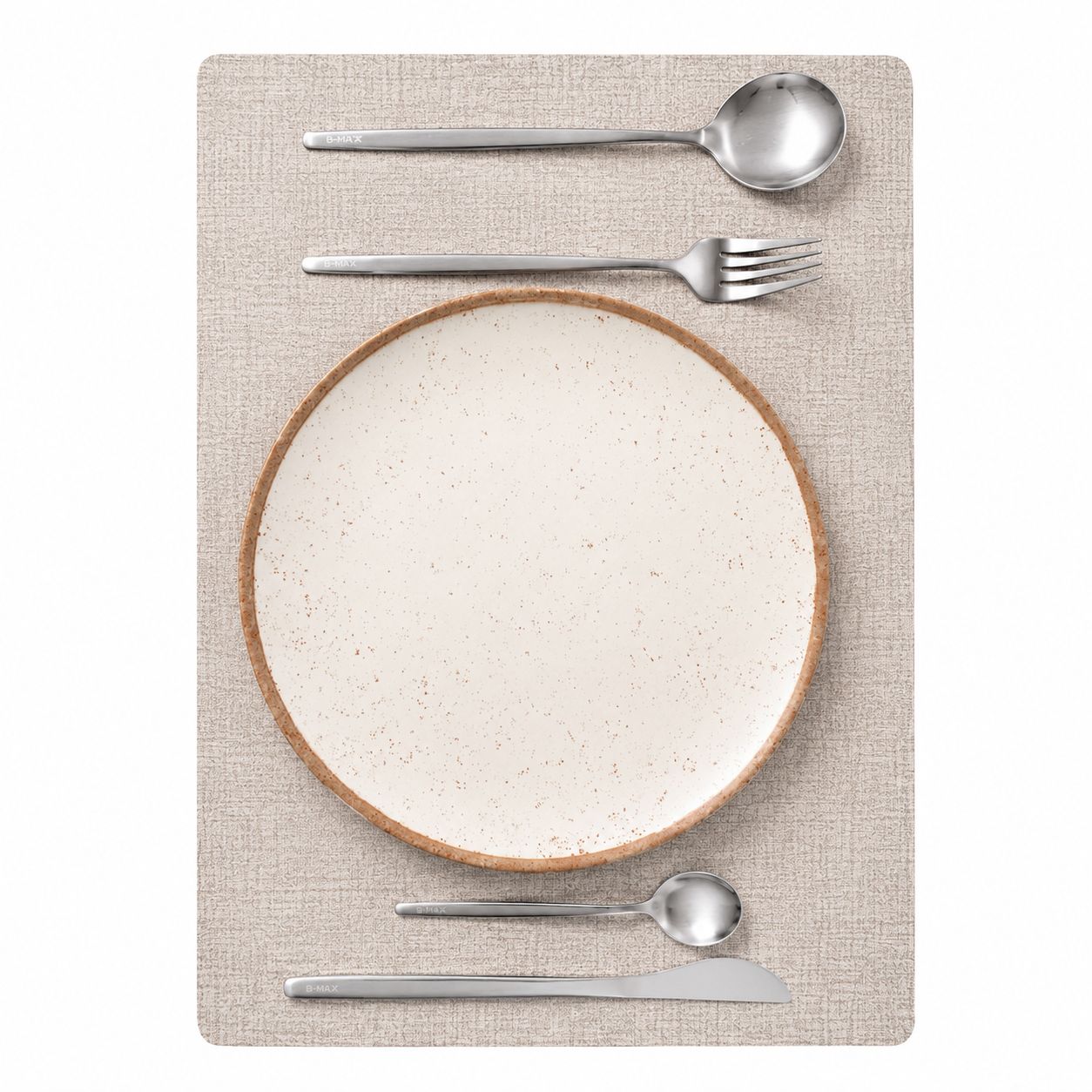 Kit Jantar Premium para Casal – 2 Lugares com Pratos, Talheres e Jogos Americanos