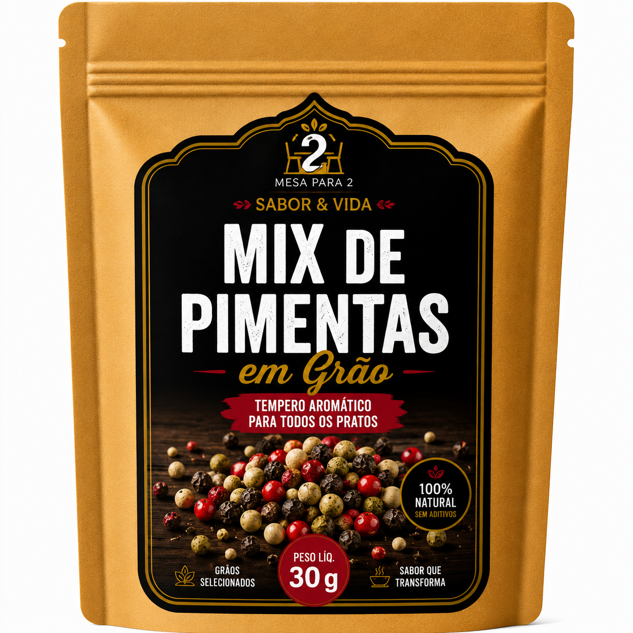 Mix 3 Pimentas  em Grão 30 g
