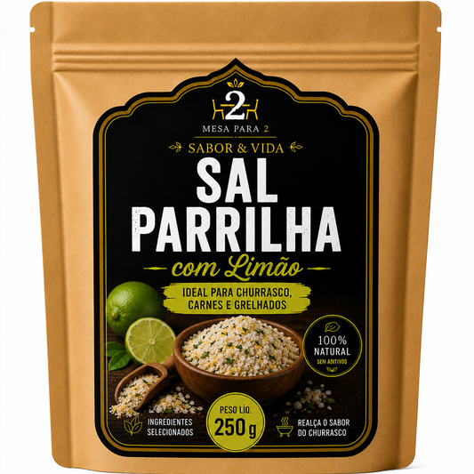 Sal Parrilha com Limão 250 g