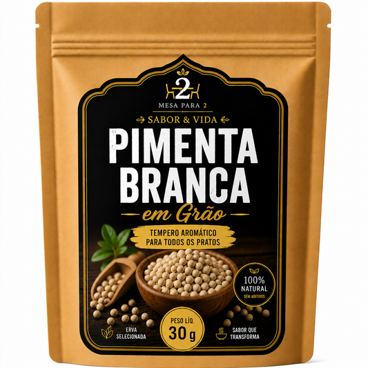 Pimenta Branca em Grãos 30 g
