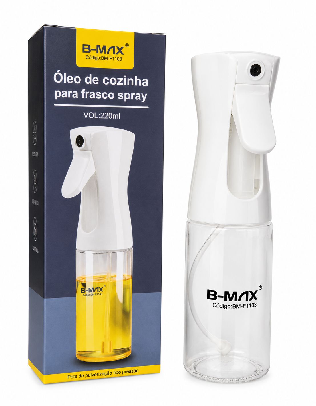 Spray de Óleo Compacto – Borrifador de Cozinha Econômico (220ml)