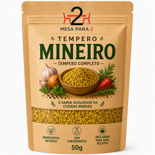 Tempero Mineiro Completo Mesa para 2 – Sabor Caseiro Autêntico 50g